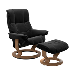 Кресло для прослушивания Stressless Mayfair M Classic Set Paloma Black Oak
