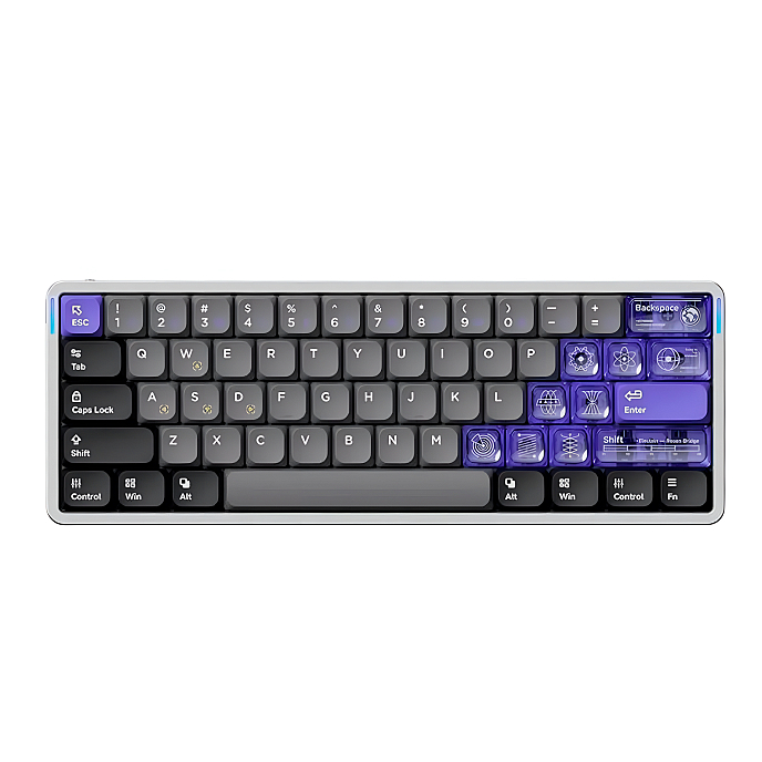 Клавиатура NuPhy Air60 HE Jade Switch Black - рис.1