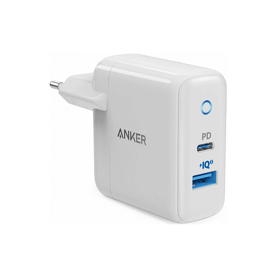Сетевое зарядное устройство Anker PowerPort PD+ 2 White - рис.0