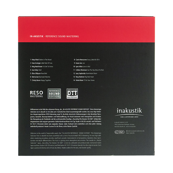 Магнитная лента Inakustik Tape - Great Women of Songs 38/2 Магнитная лента - рис.2