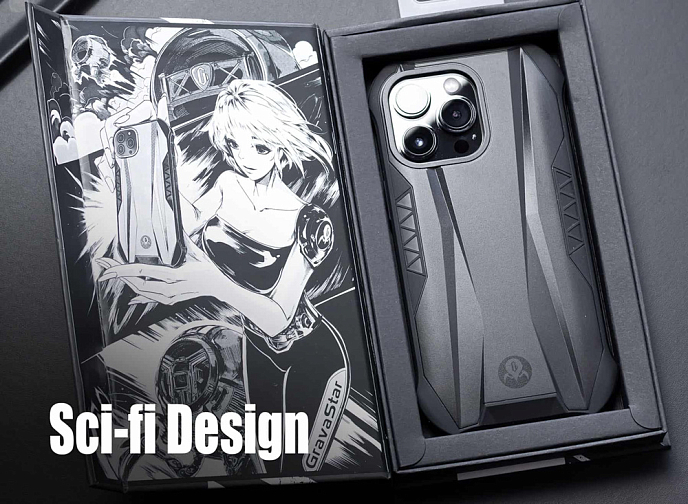 Чехол для смартфонов Gravastar Ferra for iPhone 13 Pro Black - рис.10