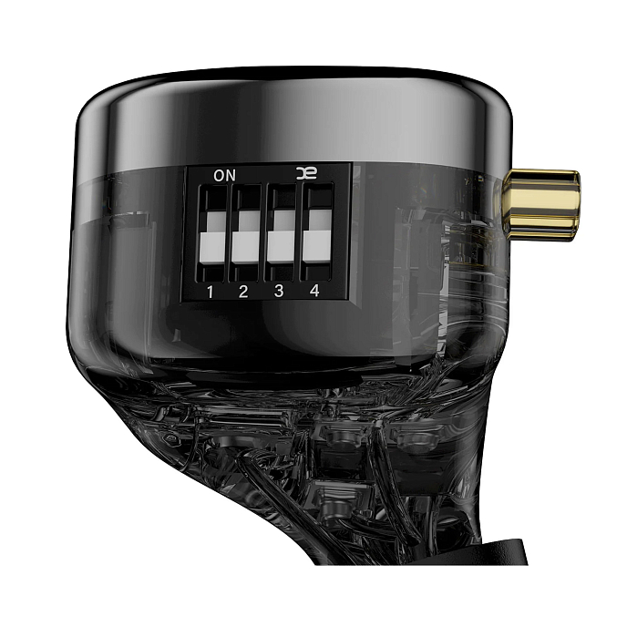 Наушники внутриканальные KZ AS24 Pro (switch) without mic Black - рис.4