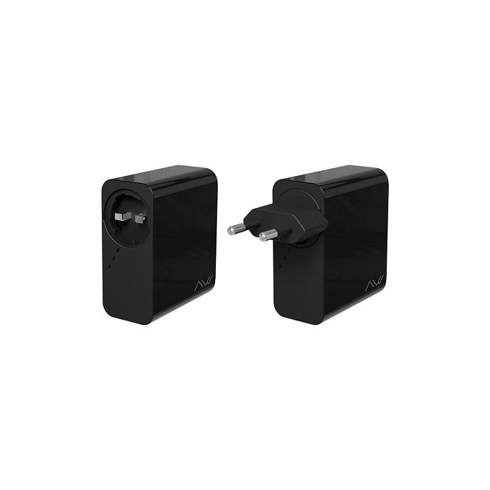 Сетевое зарядное устройство Caweon CTC-140-2C1A Black - рис.1