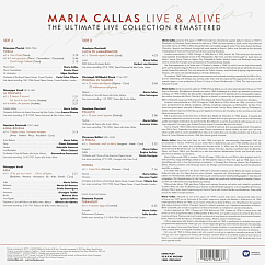 Пластинка MARIA CALLAS MARIA CALLAS: LIVE AND ALIVE LP