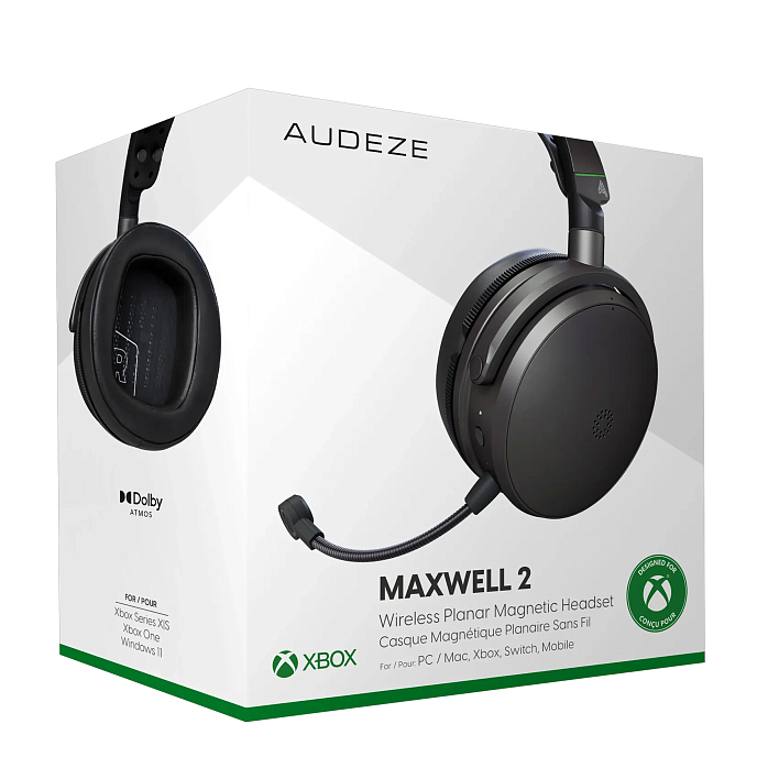 Игровая гарнитура Audeze Maxwell 2 for PS black беспроводные полноразмерные игровые_OpenBox - рис.15
