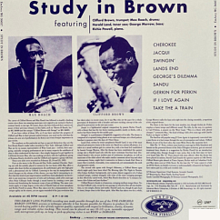 Виниловая пластинка Clifford Brown And Max Roach - Study In Brown (Acoustic Sounds) LP