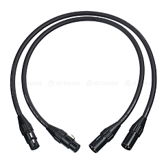 Кабель HeadMade Bennett - Furutech 2xXLR3(F) - 2xXLR3(M), 0.65m