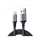 - рис.0 Кабель UGREEN US199 Lightning - USB-A 1m Black - рис.0