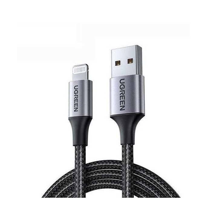Кабель UGREEN US199 Lightning - USB-A 1m Black - рис.0