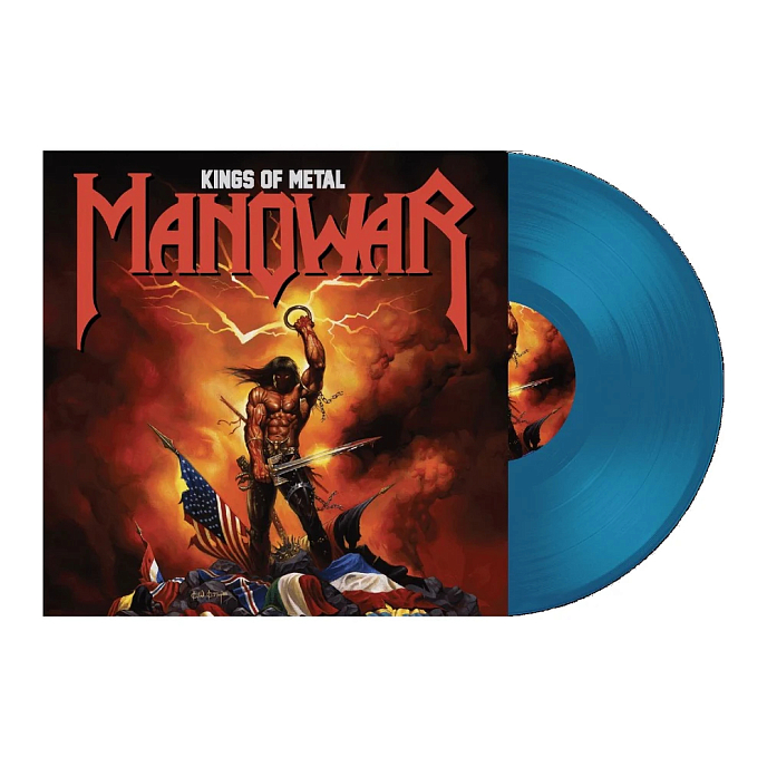 Виниловая пластинка Manowar – Kings Of Metal (Transparent Blue) LP - рис.1