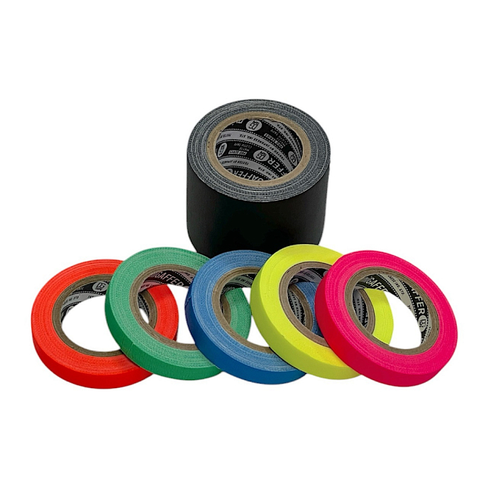 Клейкая лента DGTAPE TrueGaff Micro Gaffer Set - 5х10mm/6m - 50mm/6m - рис.0