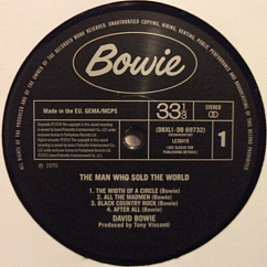Виниловая пластинка David Bowie - The Man Who Sold The World LP