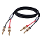 Oehlbach STATE OF THE ART XXL Fusion Two Cable Set Banana 2.5m