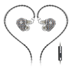 Наушники внутриканальные Hidizs MS1 Galaxy with mic Transparent