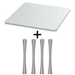 Стойка для Hi-Fi ddHiFi HS250 + SR150 x 4 Warm Gray/Silver