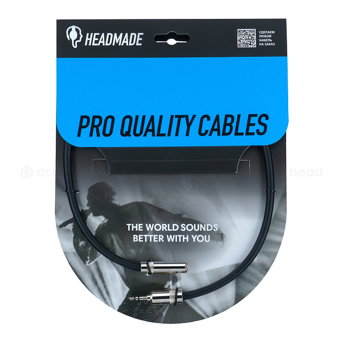 Кабель HeadMade Pro 3.5-f - 3.5-m 0.5m - рис.0