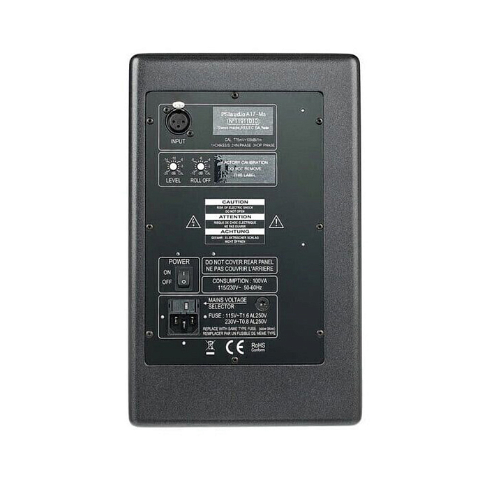 Студийный монитор PSI Audio A17-Ms Black - рис.4