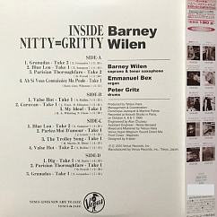 Виниловая пластинка Barney Wilen - Inside Nitty-Gritty - 2LP