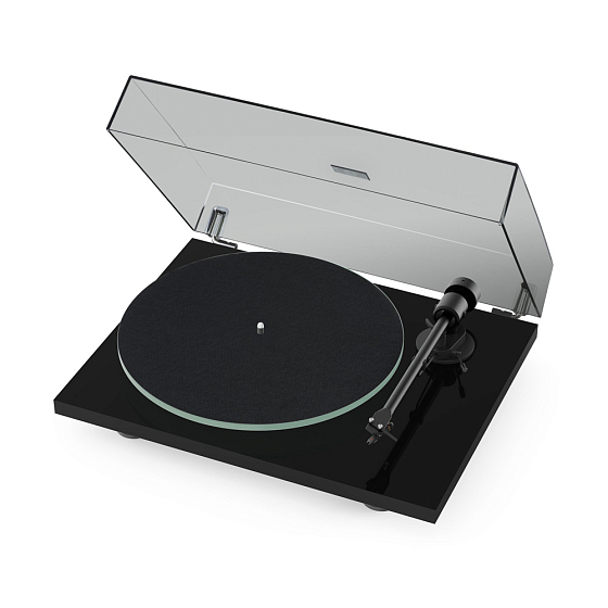 Проигрыватель винила Pro-Ject T1 BT OM 5E Piano Black - рис.0