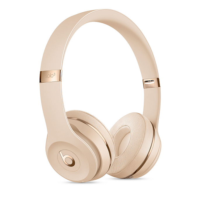 Беспроводные наушники Beats Solo 3 Icon Satin Gold - рис.4