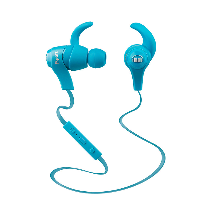 Беспроводные наушники MONSTER ISPORT BLUETOOTH WIRELESS IN-EAR (BLUE) - рис.2