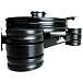 Проигрыватель винила Transrotor DARK STAR Black Rega RB 330 Uccello - рис.2