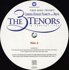 Виниловая пластинка The 3 Tenors - The 3 Tenors in concert 1994 - 2LP