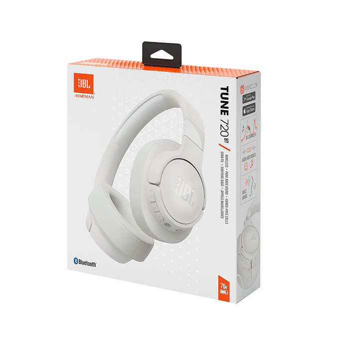 Беспроводные наушники JBL Tune 720BT White - рис.10