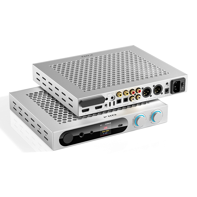 Усилитель для наушников с ЦАП FiiO K19 Silver - рис.3