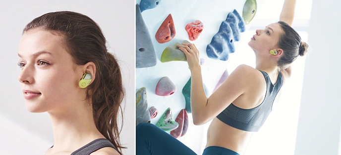 Наушники Sony WF-SP700N Yellow - рис.11