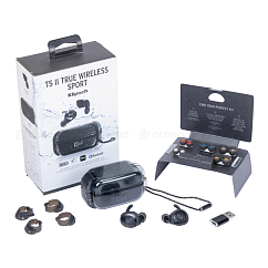 Беспроводные наушники Klipsch T5 II True Wireless Sport black внутриканальные tws наушники (SN 106902720481288)_Уценка