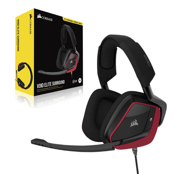Игровая гарнитура Corsair VOID Elite Surround Cherry - рис.11