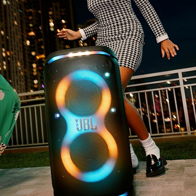 Беспроводная акустика JBL PartyBox Stage 320 white акустическая система для вечеринок_OpenBox - рис.6