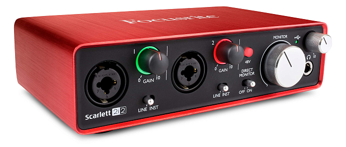 Аудиоинтерфейс FOCUSRITE Scarlett 2i2 USB 2nd Gen - рис.1