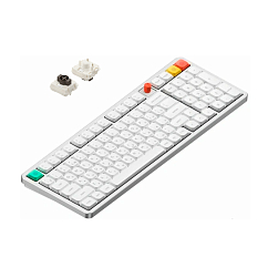 Клавиатура NuPhy Air100v3 Hot Swap Brown Nano Switch Nova White