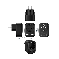 Сетевой фильтр Tessan TS-611-DE Black