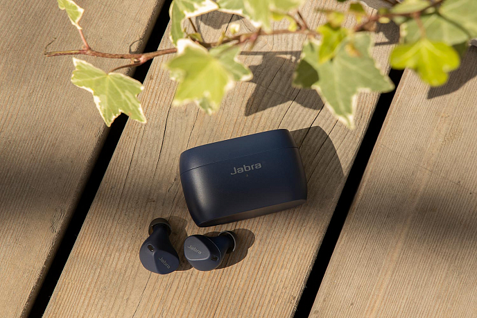 Беспроводные наушники Jabra Elite 4 Active Navy - рис.7