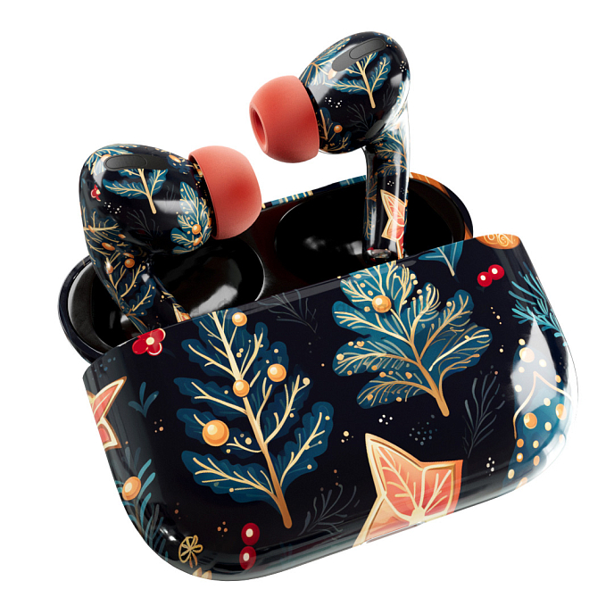 Беспроводные наушники Apple AirPods Pro 2nd gen with MagSafe USB-C (2023) Festive Pine Forest Melody - рис.0