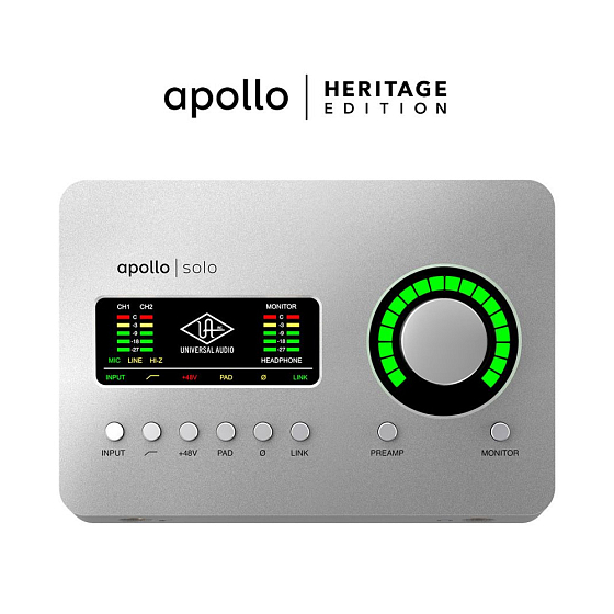Аудиоинтерфейс Universal Audio Apollo Solo USB Heritage Edition - рис.0