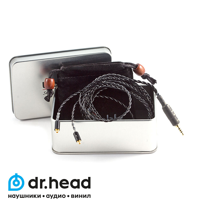 Кабель Labkable Silver Black MMCX - 2.5 balance Without earguide - рис.4