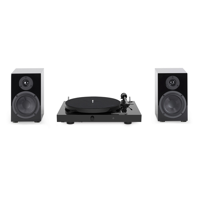 Проигрыватель винила Pro-Ject SET JukeBox E1 + Speaker Box 5 Piano Black - рис.1