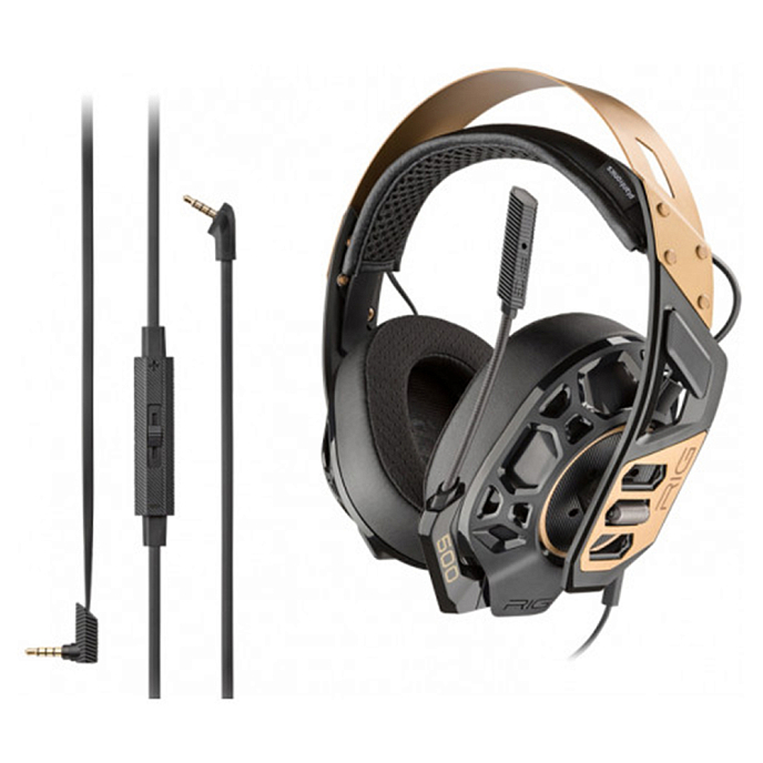 Игровая гарнитура Plantronics RIG 500 PRO Black/Gold - рис.5