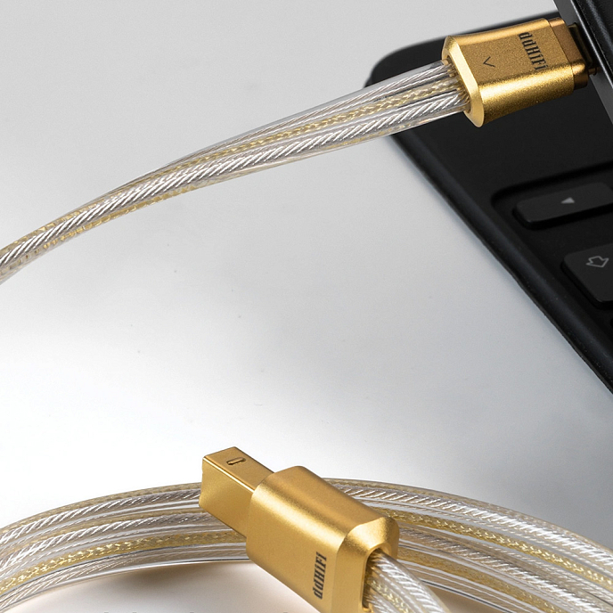 Кабель ddHiFi TC19BC Gold USB-C - USB-B 1m - рис.5