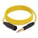 Кабель HeadMade Pro XLR-M - 6.3mm stereo Yellow 3m - рис.0