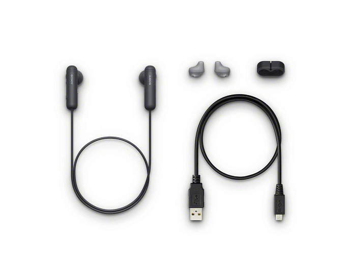 Наушники Sony WI-SP500 Black - рис.5