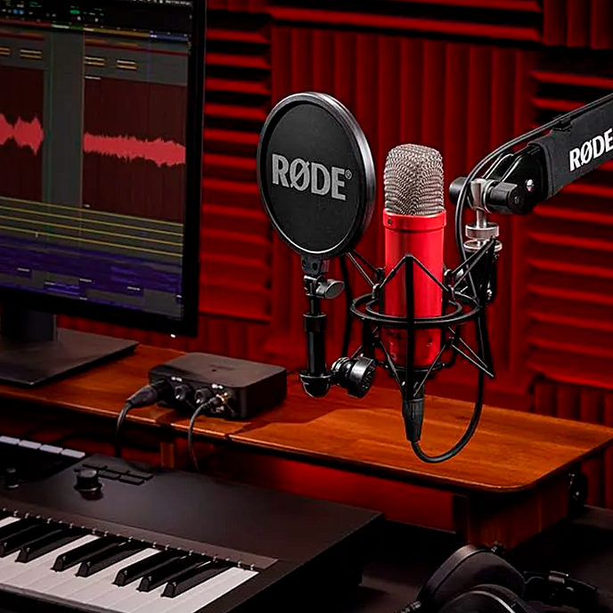 Микрофон студийный RODE NT1 Signature Red - рис.7