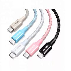 Кабель UGREEN L502 USB-C Pink 1m