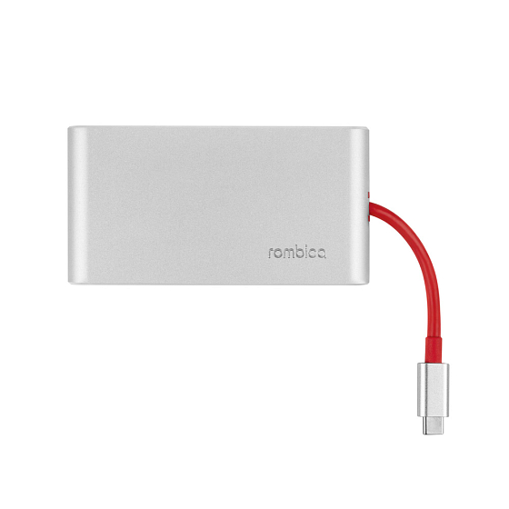 USB HUB Rombica USB-C Hermes Red - рис.0