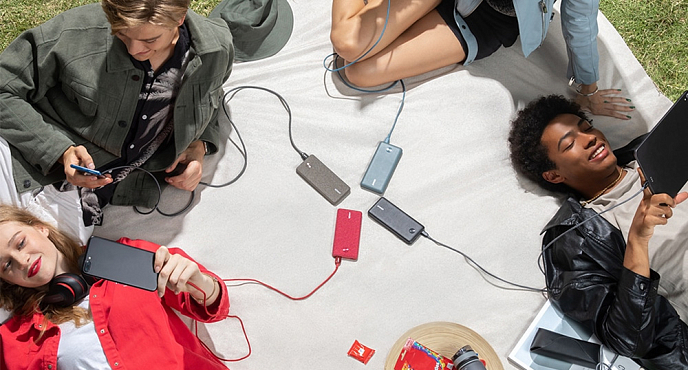 Портативный аккумулятор Anker PowerCore Sense 10000 PD Fabric Black - рис.2