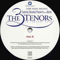 Виниловая пластинка The 3 Tenors - The 3 Tenors in concert 1994 - 2LP